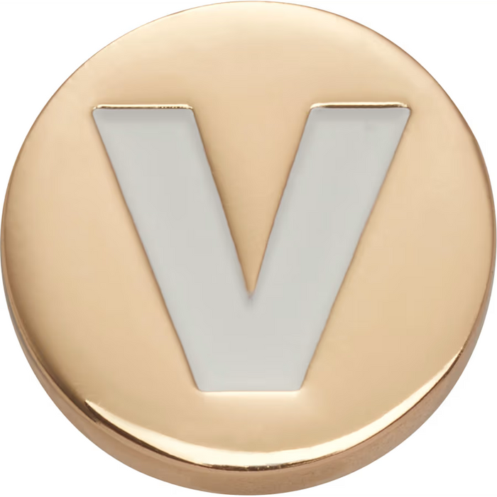 Gold Letter V