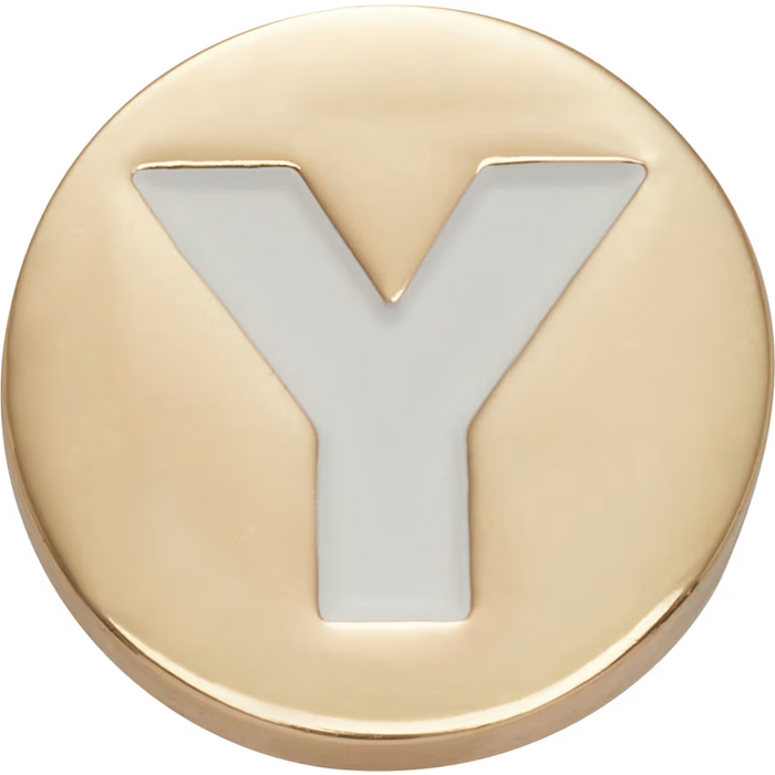 Gold Letter Y