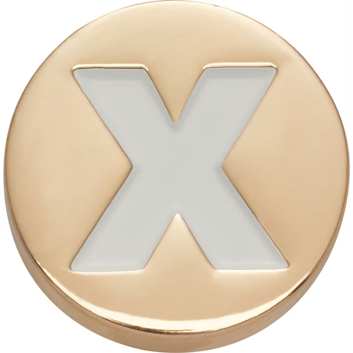 Gold Letter X