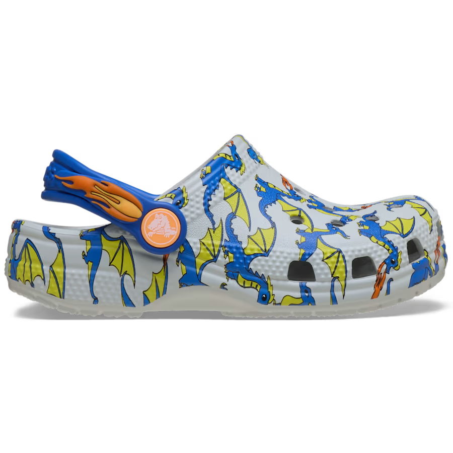 Toddler Classic Dragon Graphic Clog