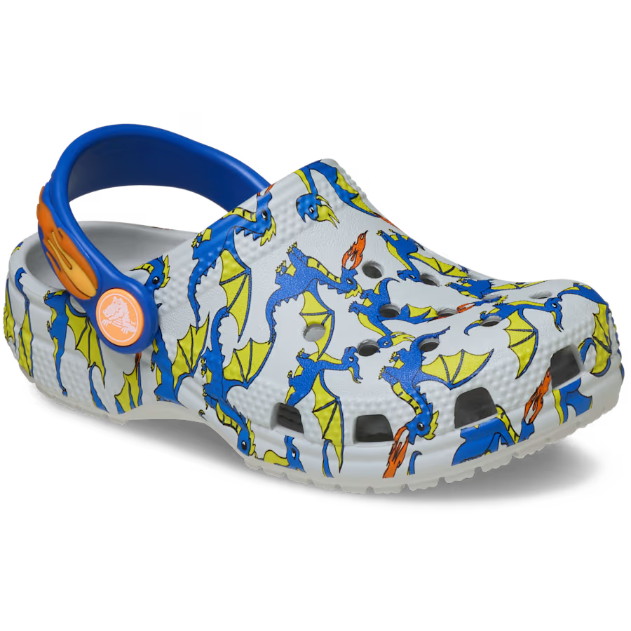 Toddler Classic Dragon Graphic Clog