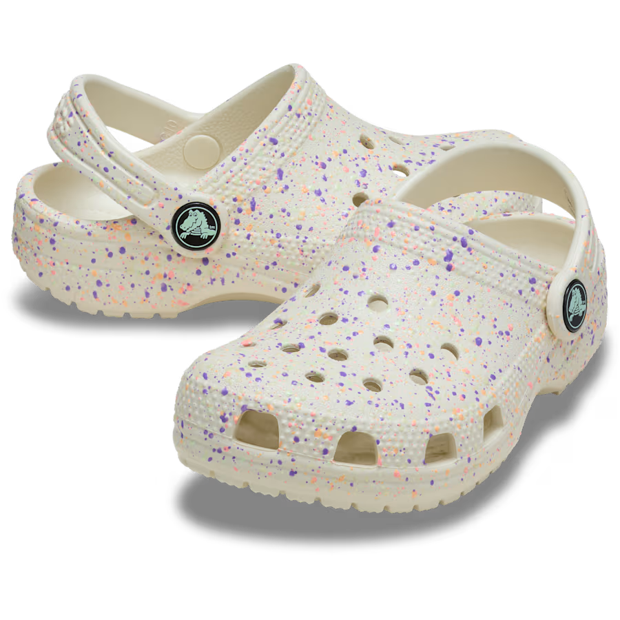 Kids' Classic Glow Paint Splatter Clog