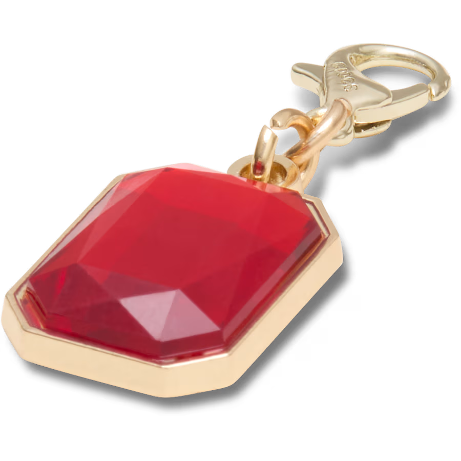 Rectangle Ruby Gem Charm