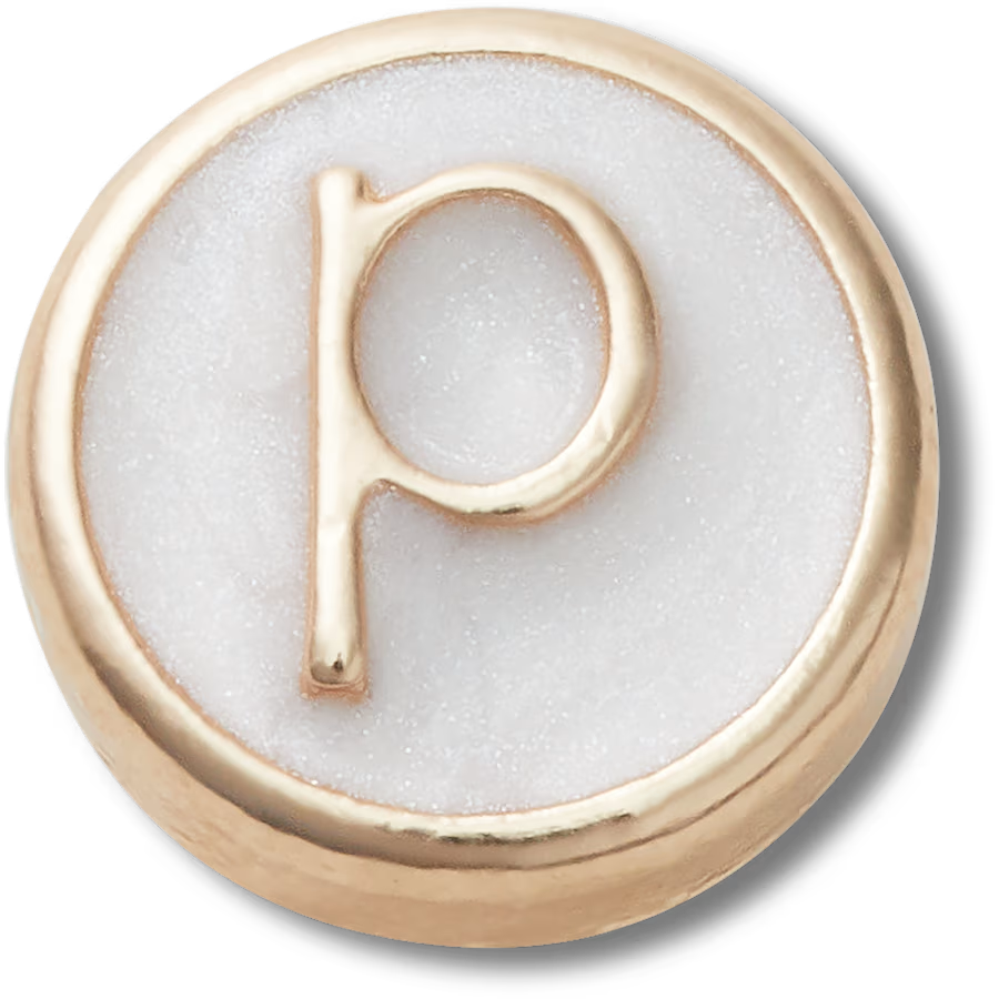 Tiny Pearlized Letter P