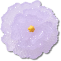 Beaded Purple Flower