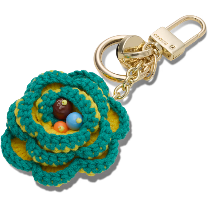Crochet Flower Bag Charm